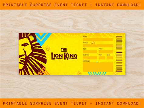 lion king musical tickets